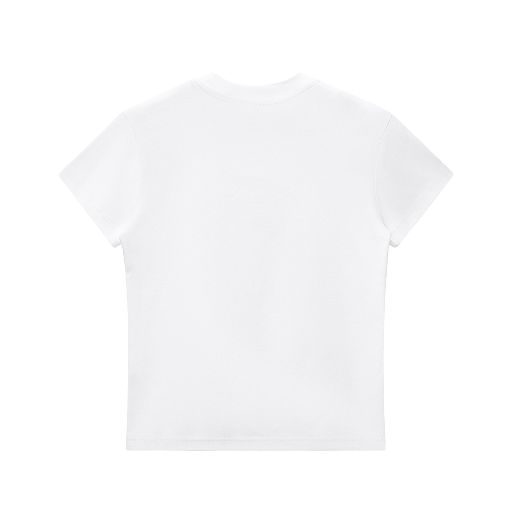 The Sipping Baby Tee | White T-Shirt